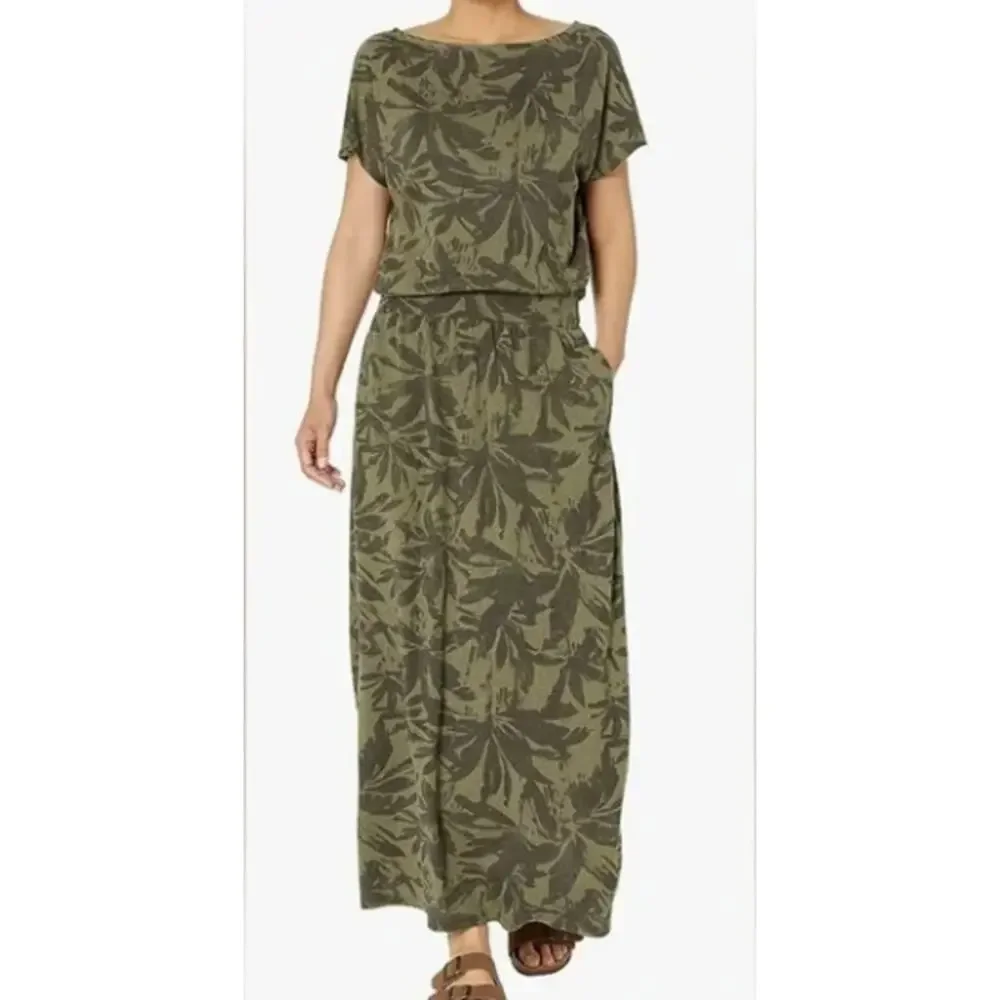 prAna Cozy Up Skyland Dress - Women's Cargo Palms, S prAna Cozy Up Skyland Dress - Women's Cargo Palms, S
